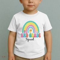 2nd Grade Squad Second Teacher Student Team Back To School Toddler T-Shirt thumb 2