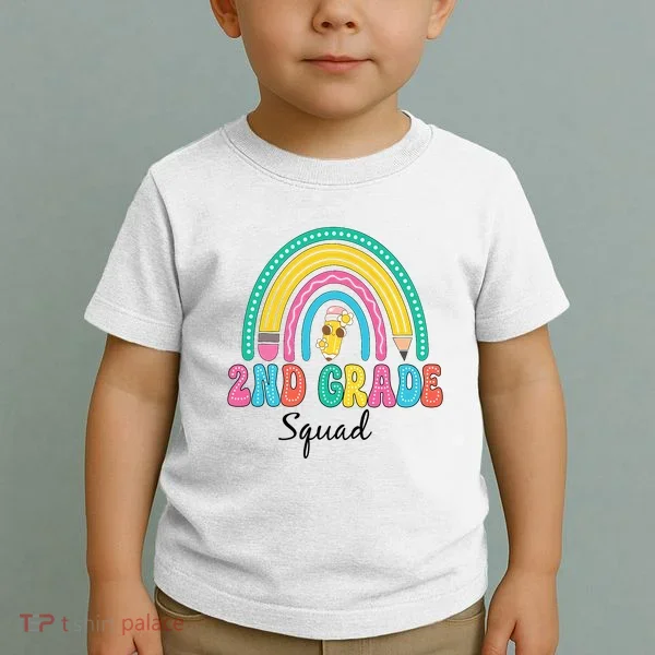 2nd Grade Squad Second Teacher Student Team Back To School Toddler T-Shirt