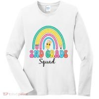 2nd Grade Squad Second Teacher Student Team Back To School Women's Long Sleeve Shirt thumb 0