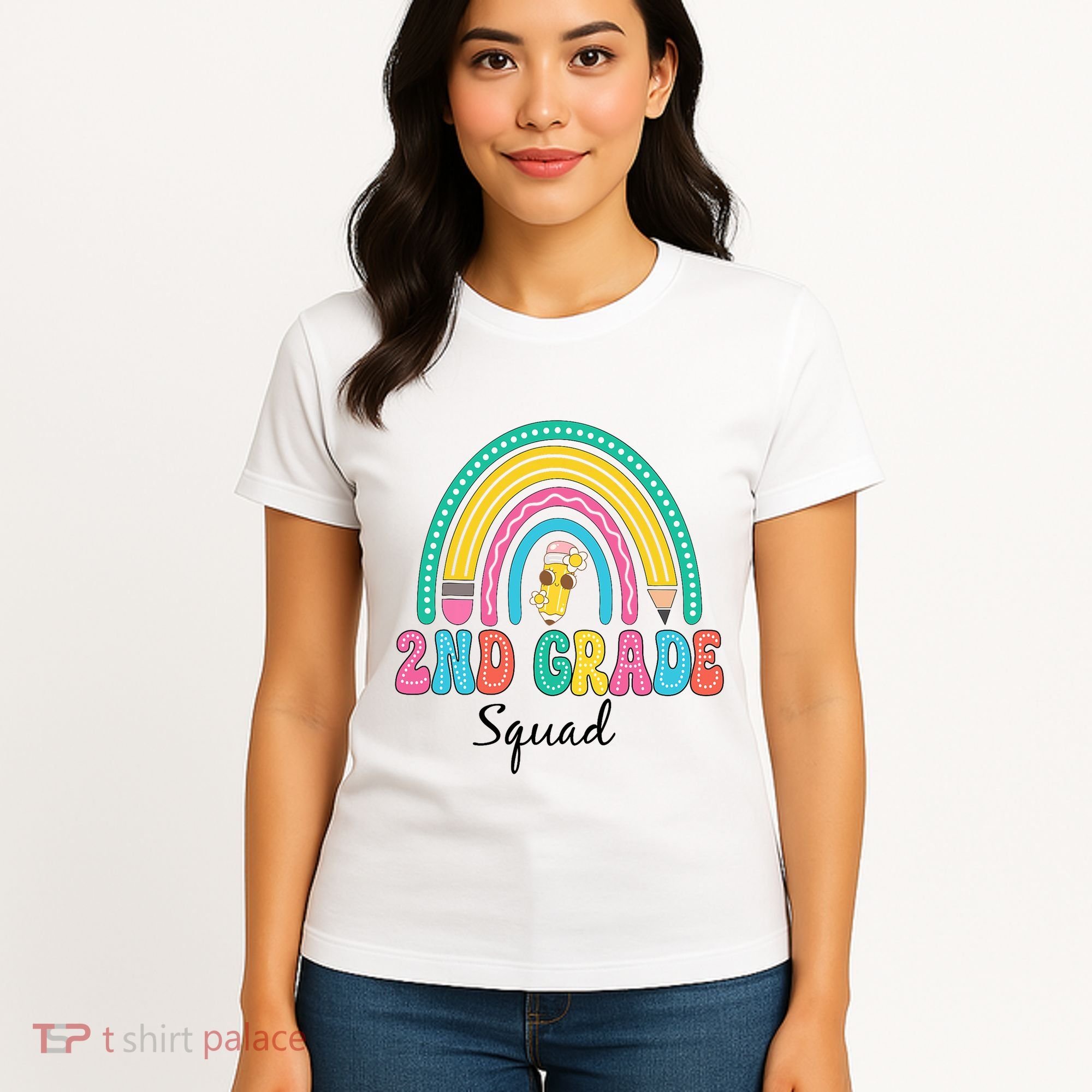 2nd Grade Squad Second Teacher Student Team Back To School Women's T-Shirt
