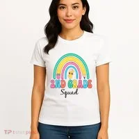 2nd Grade Squad Second Teacher Student Team Back To School Women's T-Shirt thumb 4