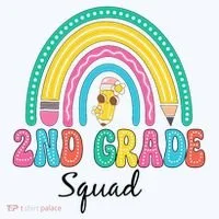 2nd Grade Squad Second Teacher Student Team Back To School Women's T-Shirt thumb 6