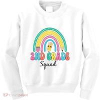 2nd Grade Squad Second Teacher Student Team Back To School Kids Sweatshirt thumb 0