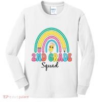 2nd Grade Squad Second Teacher Student Team Back To School Kids Long Sleeve Shirt thumb 0