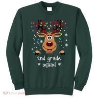 2nd Grade Squad Reindeer Christmas Sweatshirt thumb 0