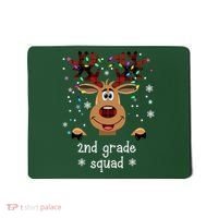 2nd Grade Squad Reindeer Christmas Mousepad thumb 0