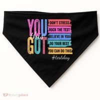 2You Got This DonT Stress Rock The Test Test Day USA-Made Doggie Bandana thumb 0