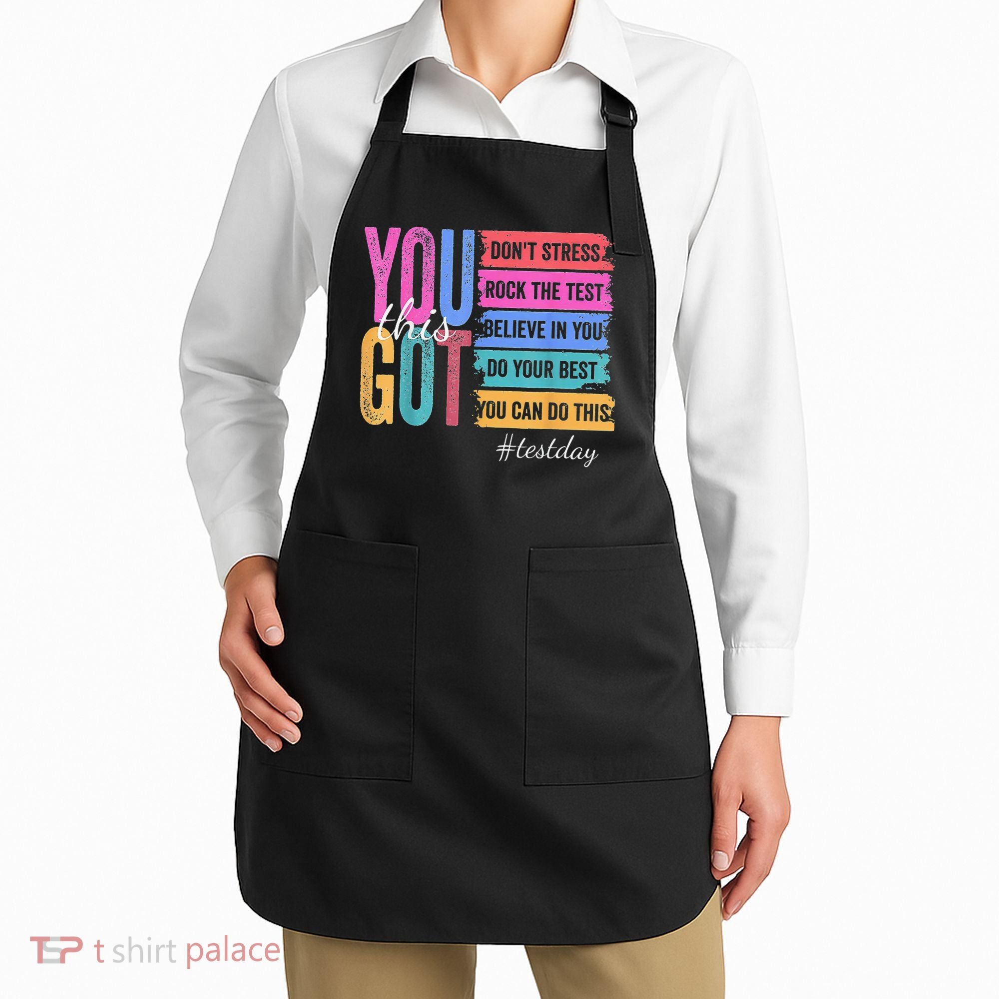 2You Got This DonT Stress Rock The Test Test Day Apron
