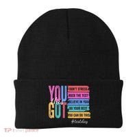 2You Got This DonT Stress Rock The Test Test Day Beanie thumb 0