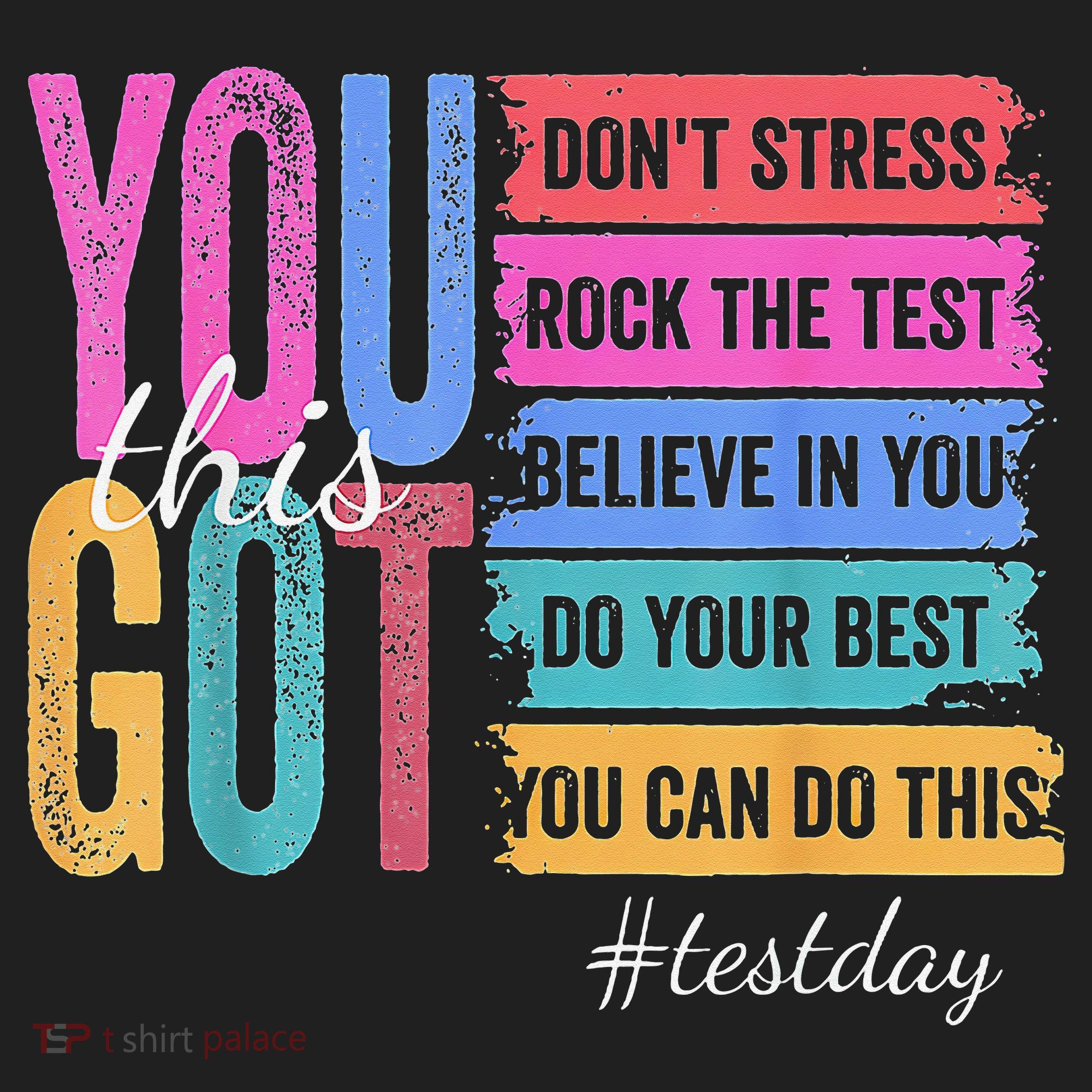 2You Got This DonT Stress Rock The Test Test Day Beanie
