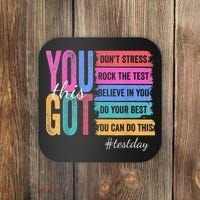 2You Got This DonT Stress Rock The Test Test Day Coaster thumb 0