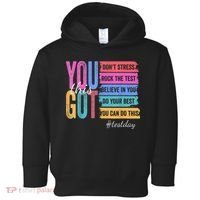 2You Got This DonT Stress Rock The Test Test Day Toddler Hoodie thumb 0