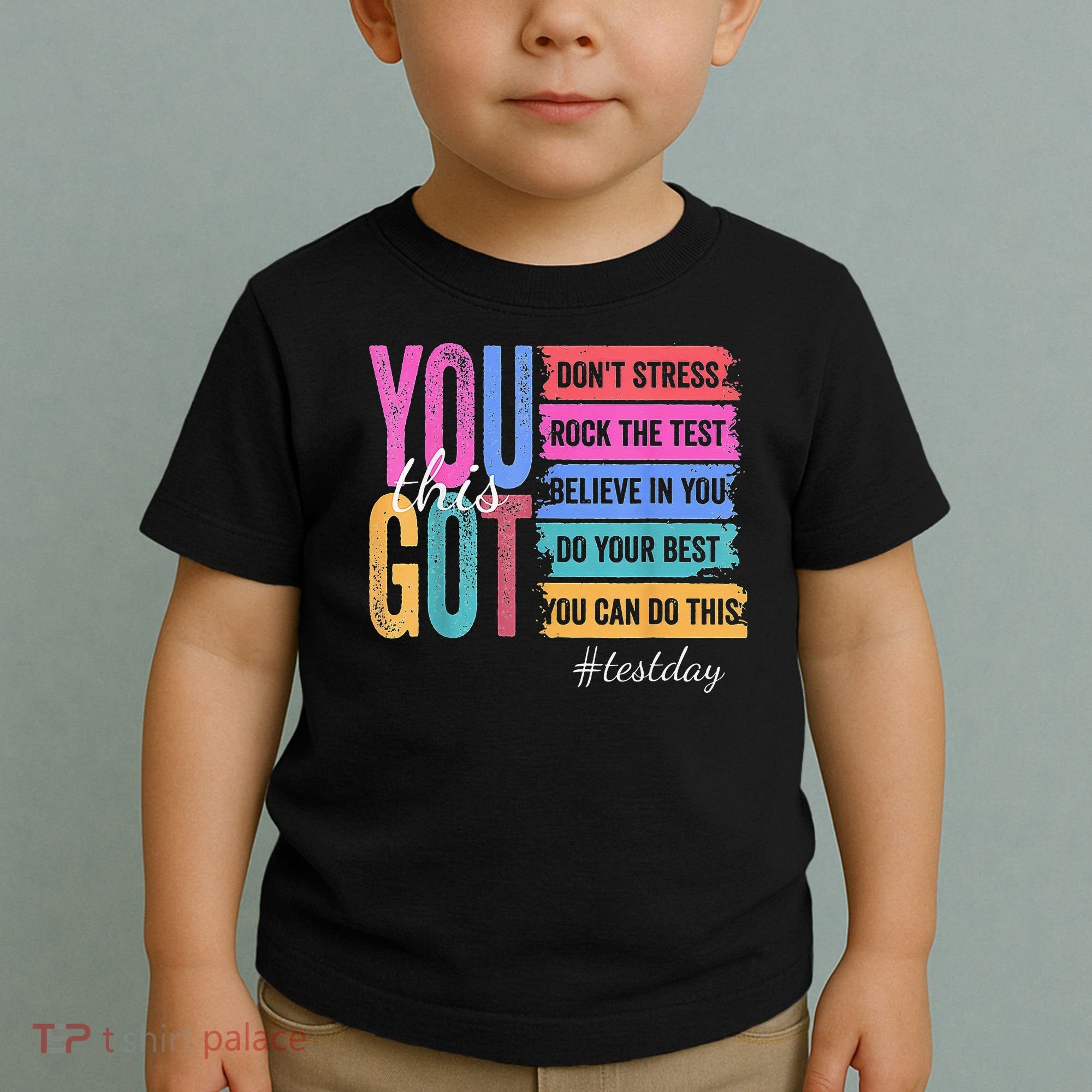 2You Got This DonT Stress Rock The Test Test Day Toddler T-Shirt
