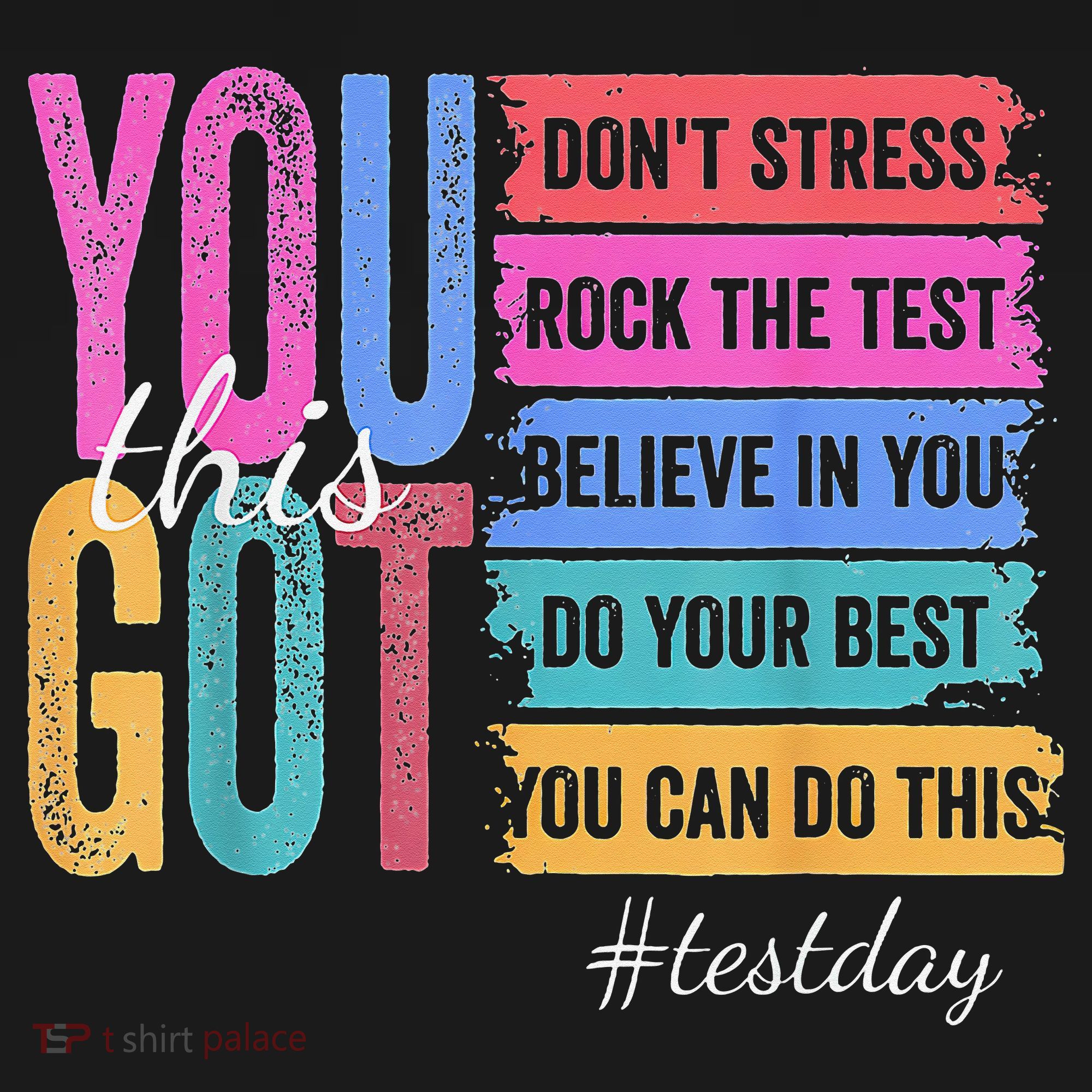 2You Got This DonT Stress Rock The Test Test Day Visor