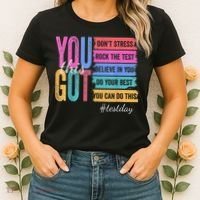 2You Got This DonT Stress Rock The Test Test Day Women's T-Shirt thumb 2