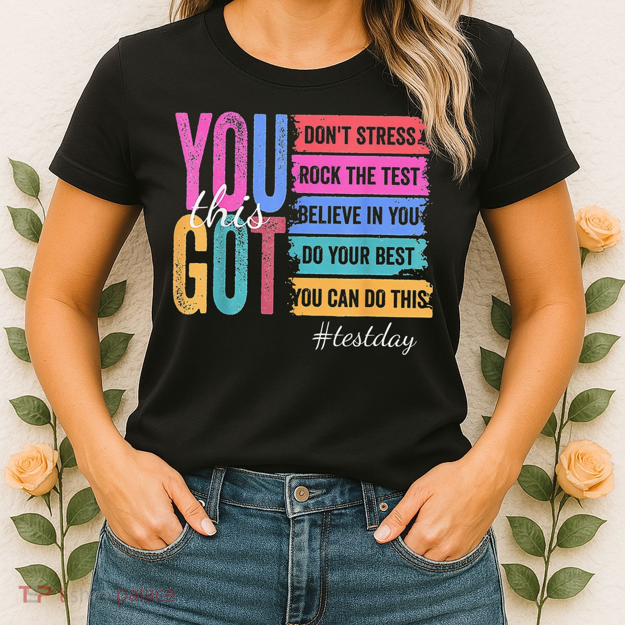 2You Got This DonT Stress Rock The Test Test Day Women's T-Shirt