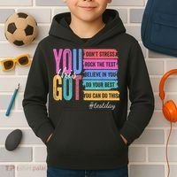 2You Got This DonT Stress Rock The Test Test Day Kids Hoodie thumb 2