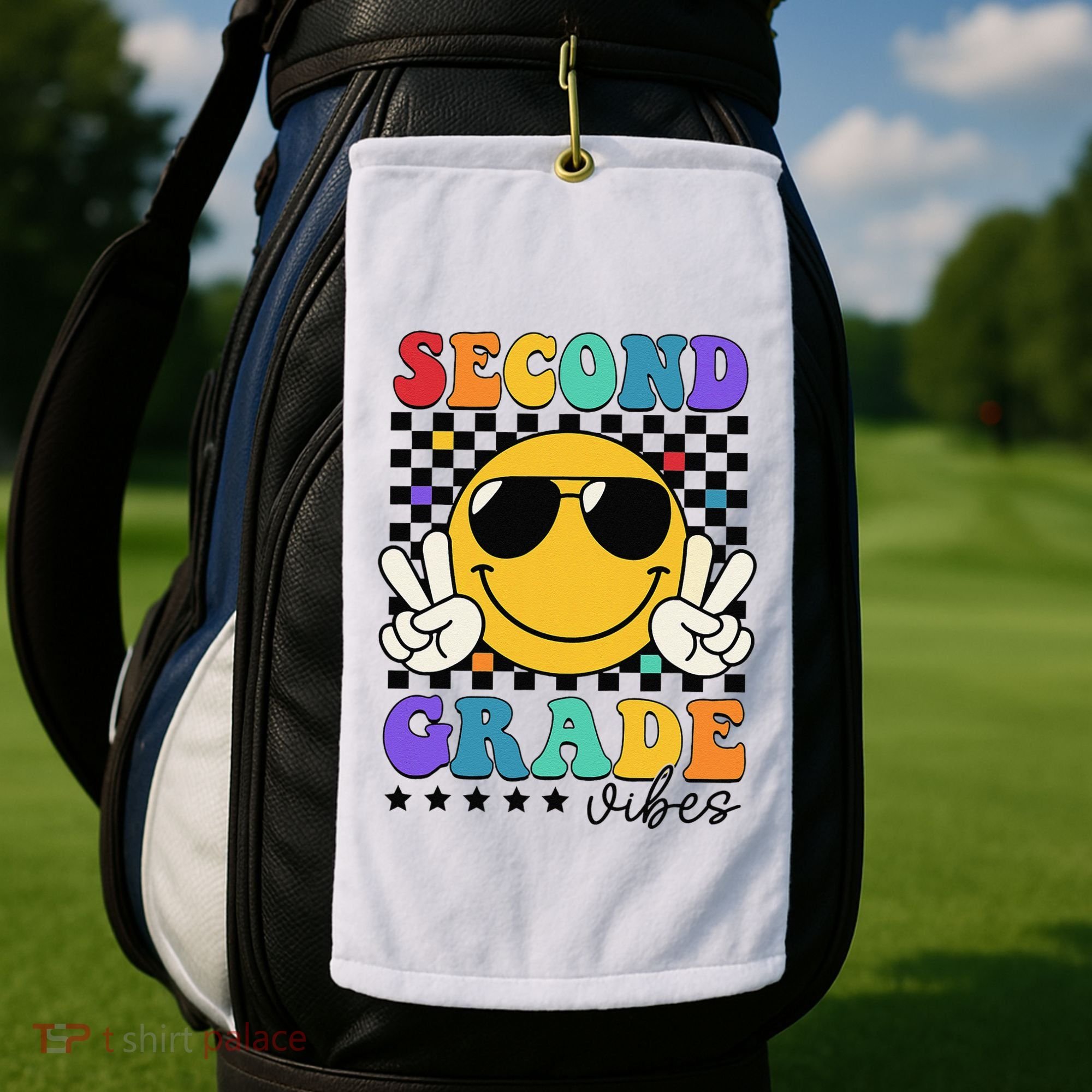 2nd Grade Teacher First Day Second Grade Golf Towel