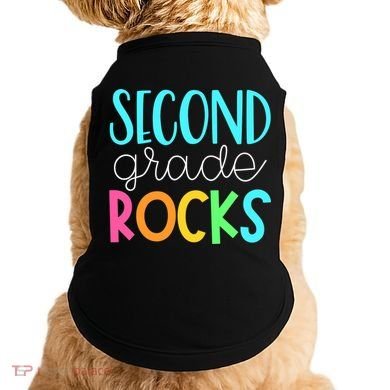 2nd grade teacher, second grade rocks Doggie Tank