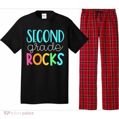 2nd grade teacher, second grade rocks Pajama Set