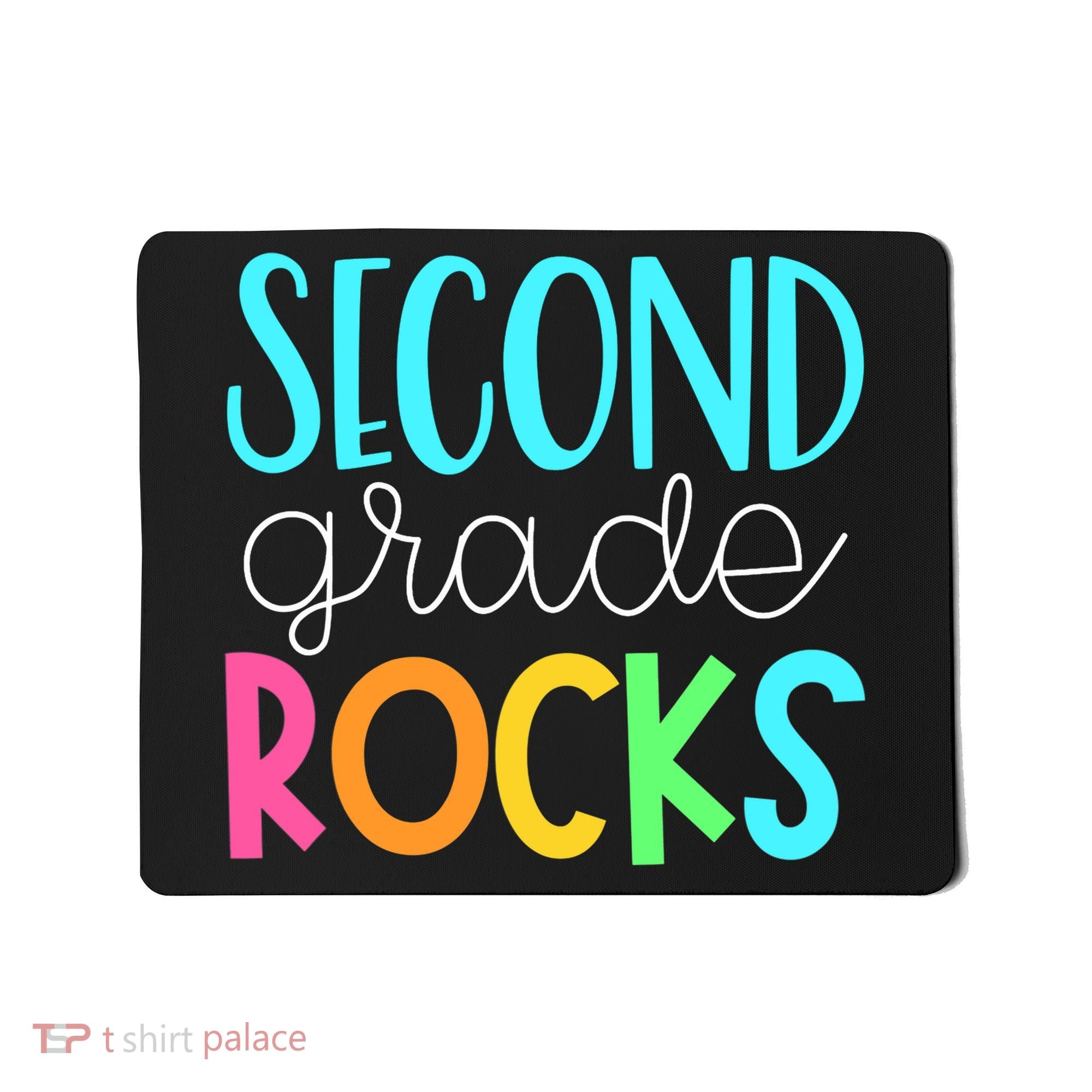 2nd grade teacher, second grade rocks Mousepad