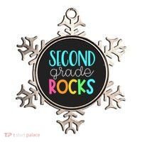 2nd grade teacher, second grade rocks Ornament thumb 0