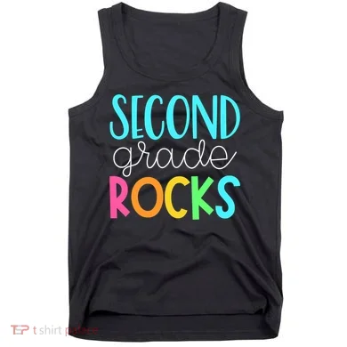 2nd grade teacher, second grade rocks Tank Top