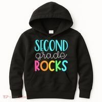 2nd grade teacher, second grade rocks Kids Hoodie thumb 0