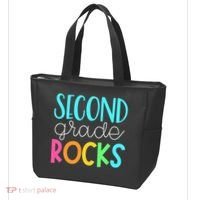 2nd grade teacher, second grade rocks Tote Bag thumb 3