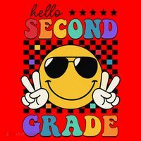 2nd Grade Teachers First Day Second Grade Santa Hat thumb 1