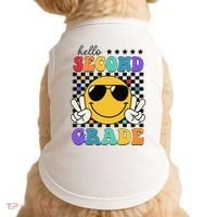 2nd Grade Teachers First Day Second Grade Doggie Tank thumb 0