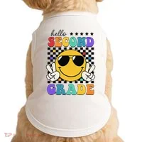 2nd Grade Teachers First Day Second Grade Doggie Tank thumb 0