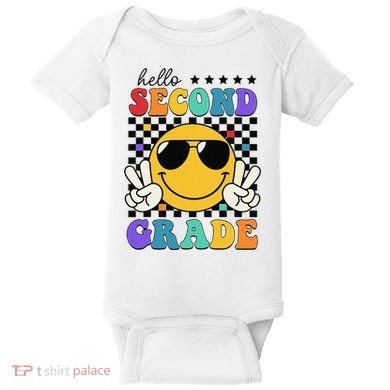 2nd Grade Teachers First Day Second Grade Baby Bodysuit