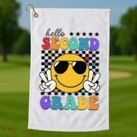 2nd Grade Teachers First Day Second Grade Golf Towel thumb 1