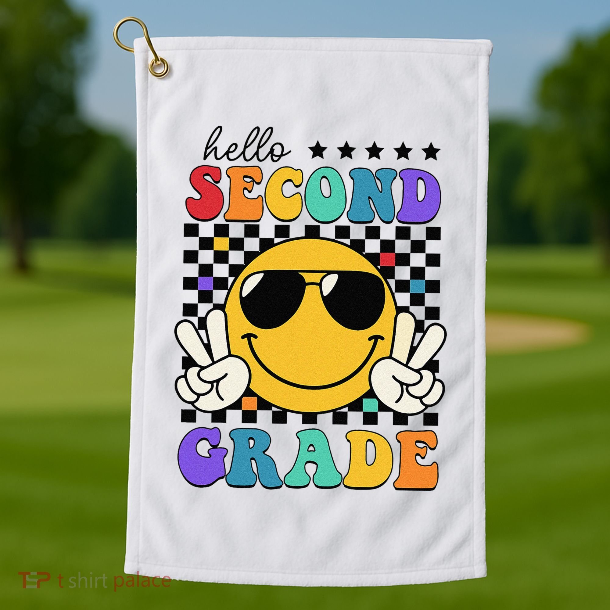 2nd Grade Teachers First Day Second Grade Golf Towel