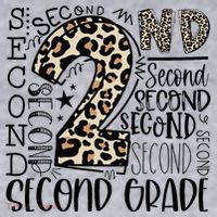 2nd Grade Typography Second Grade Teacher Back To School Women's Sweatshirt thumb 2