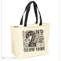 2nd Grade Typography Second Grade Teacher Back To School Tote Bag thumb 2