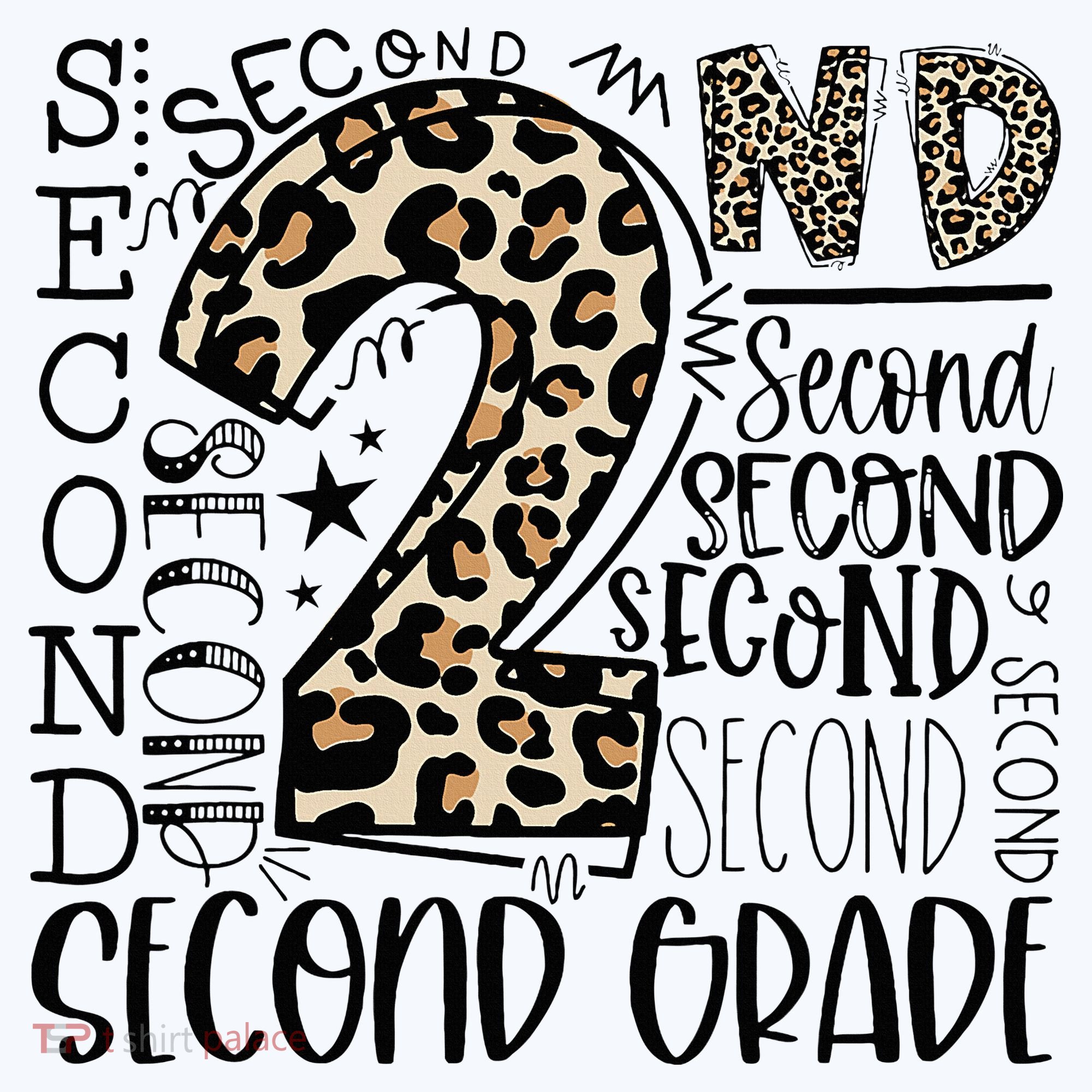2nd Grade Typography Second Grade Teacher Back To School Coffee Mug
