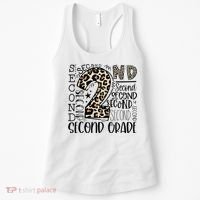 2nd Grade Typography Second Grade Teacher Back To School Women's Tank Top thumb 0