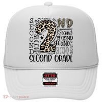 2nd Grade Typography Second Grade Teacher Back To School Hat thumb 0