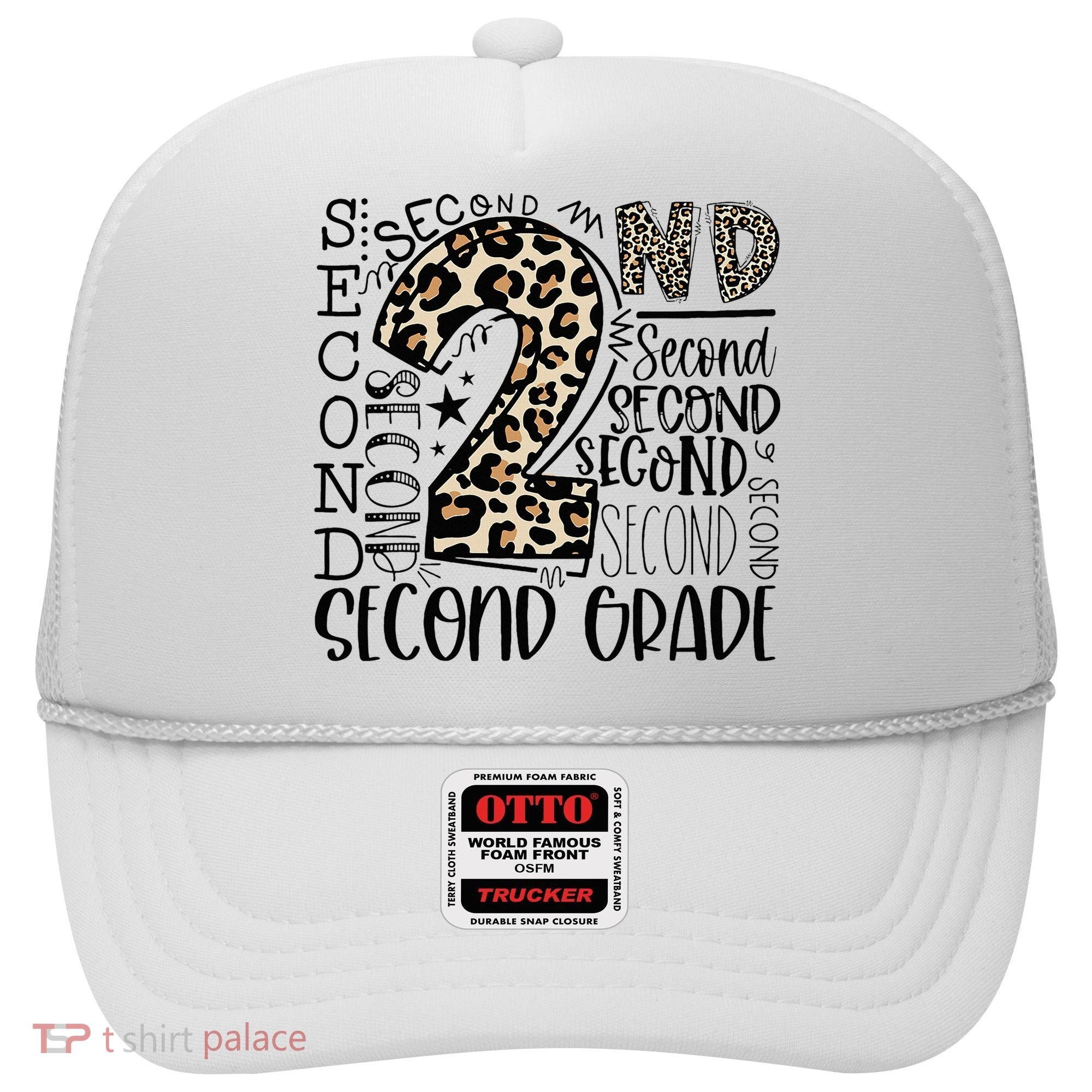 2nd Grade Typography Second Grade Teacher Back To School Hat