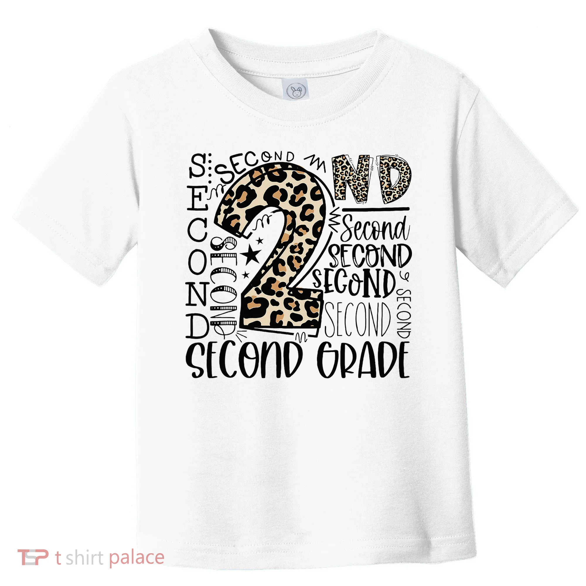 2nd Grade Typography Second Grade Teacher Back To School Toddler T-Shirt