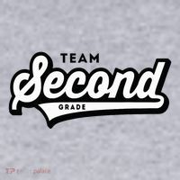 2nd Grade Team School Teacher Second Baseball Style Women's Sweatshirt thumb 2