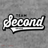 2nd Grade Team School Teacher Second Baseball Style Toddler Hoodie thumb 2