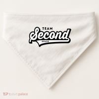 2nd Grade Team School Teacher Second Baseball Style USA-Made Doggie Bandana thumb 0