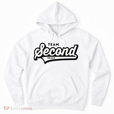 2nd Grade Team School Teacher Second Baseball Style Hoodie