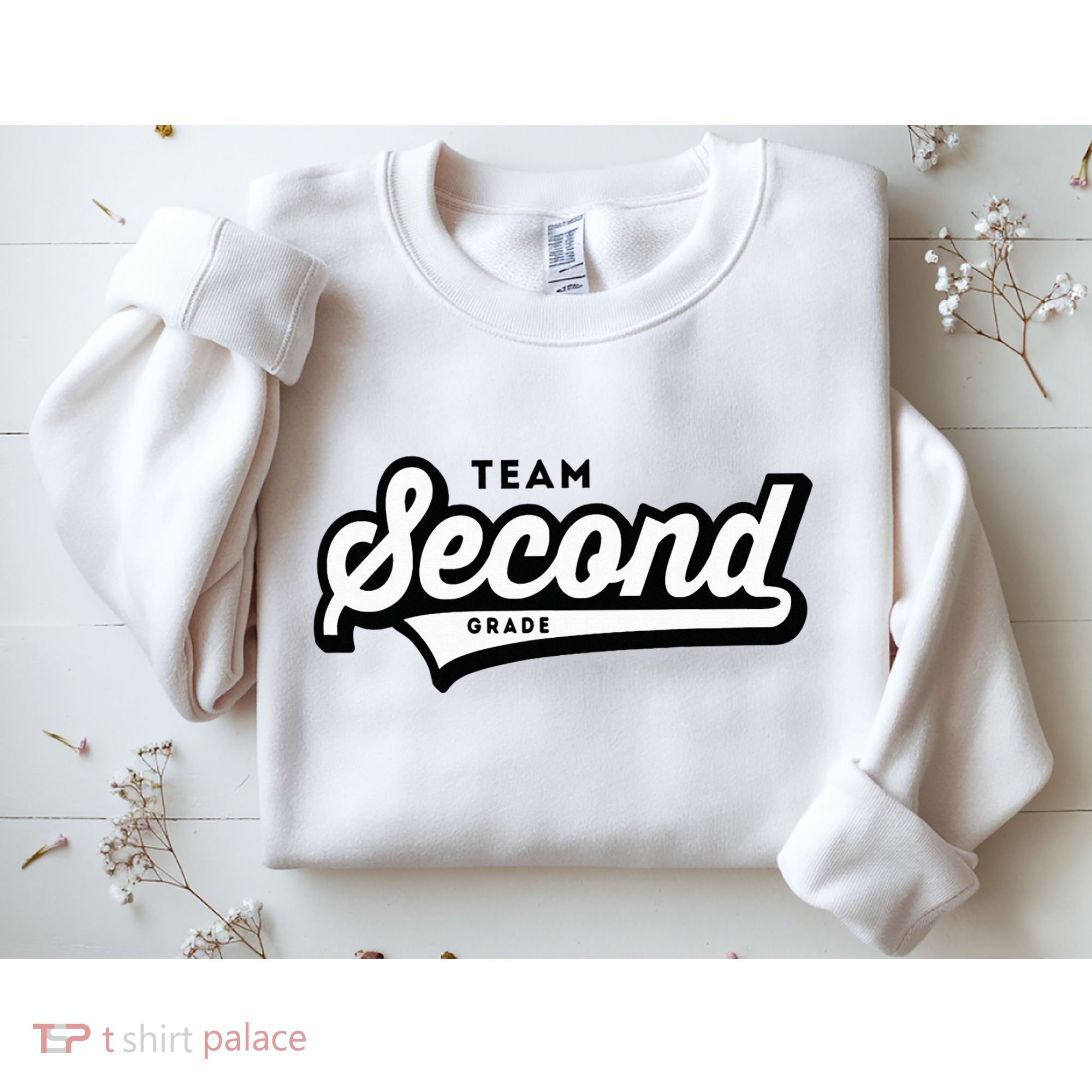 2nd Grade Team School Teacher Second Baseball Style Sweatshirt