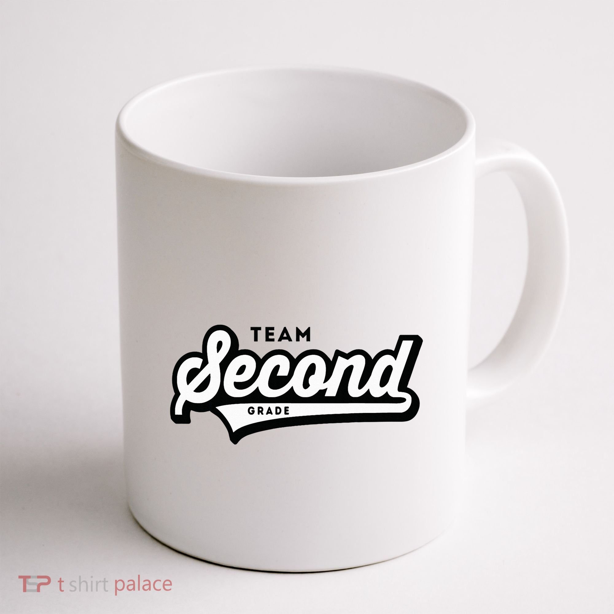 2nd Grade Team School Teacher Second Baseball Style Coffee Mug