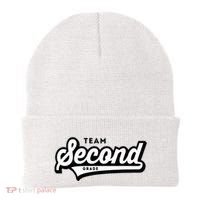 2nd Grade Team School Teacher Second Baseball Style Beanie thumb 0