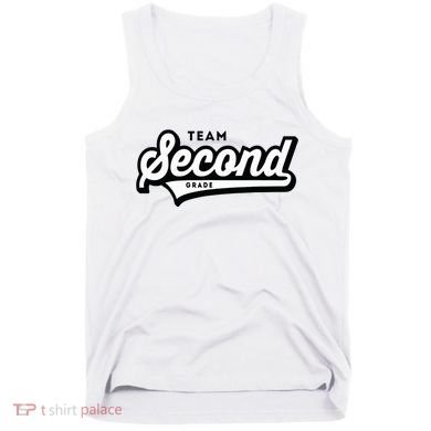 2nd Grade Team School Teacher Second Baseball Style Tank Top